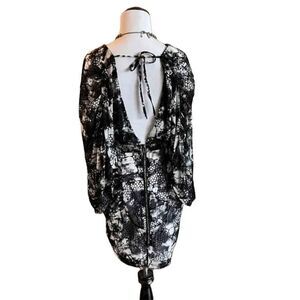 New Caribbean Queen Sexy Backless Dress Medium